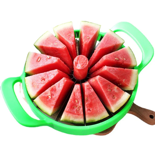 Stainless Steel Watermelon Slicer Cutter – One-Cut Fruit Slicing Tool