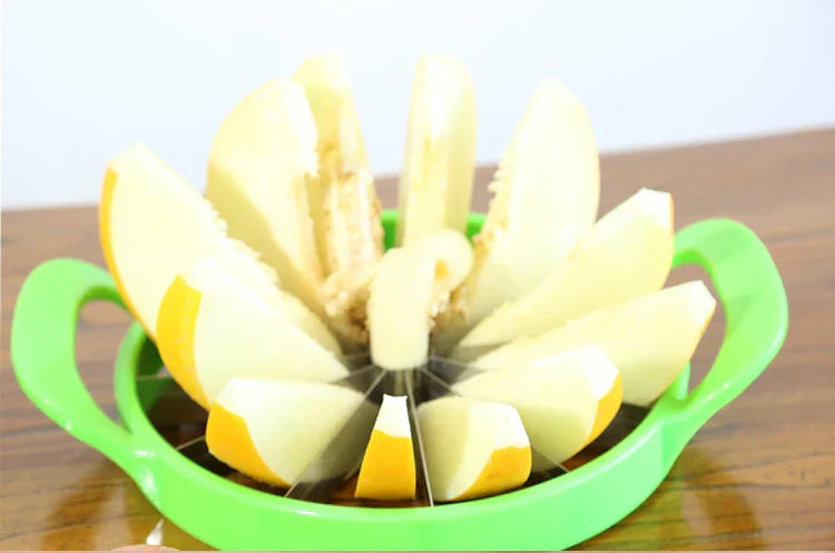 Stainless Steel Watermelon Slicer Cutter – One-Cut Fruit Slicing Tool