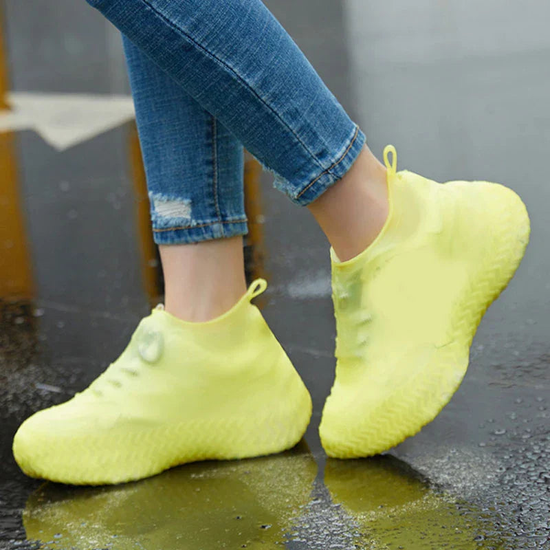Reusable Silicone Waterproof Rain Shoe Covers – Non-Slip Overshoes for Men & Women