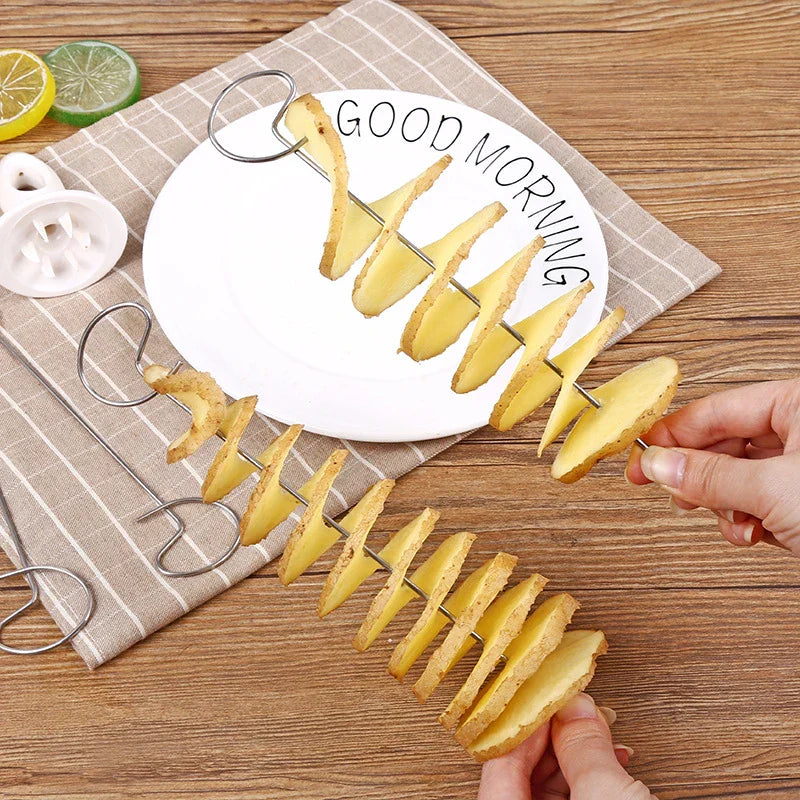 Twisted Potato Spiral Slicer Cutter – Fun Curly Fry & Vegetable Spiralizer