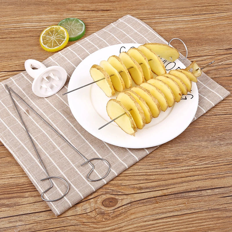 Twisted Potato Spiral Slicer Cutter – Fun Curly Fry & Vegetable Spiralizer