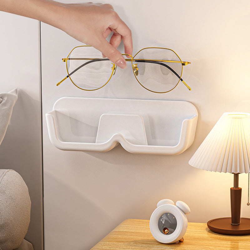 Wall-Mounted Glasses Holder - Adhesive Eyewear Organizer Storage Rack