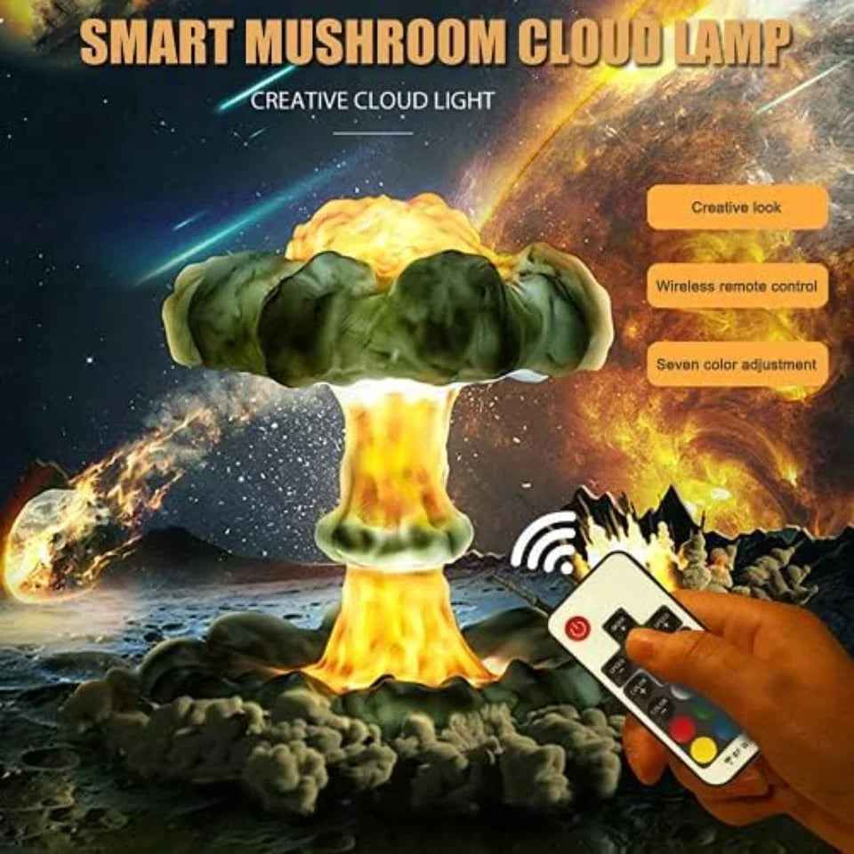 Cloud Lamp – Decorative Nuclear Mushroom Cloud Night Light
