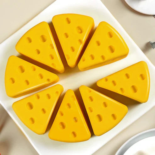 3D Cheese Shape Cake Mold - Silicone Baking Mold for Cakes & Desserts