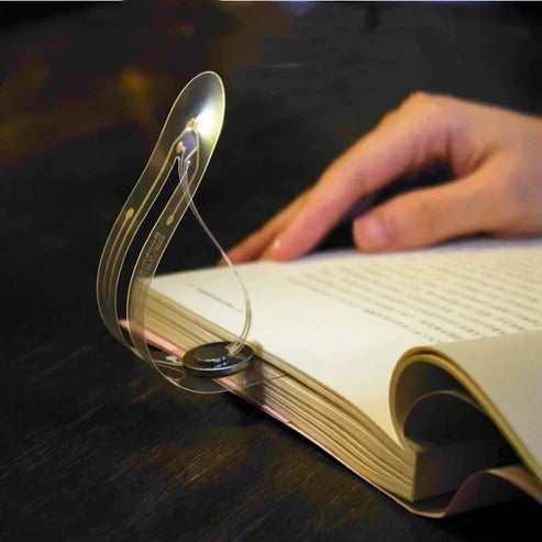 World Thinnest Night Light Bookmark Lamp - Portable LED Reading Light