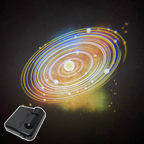 Firework Night Light Projector - Magical Planet Background Galaxy Star Projector for Bedroom & Events