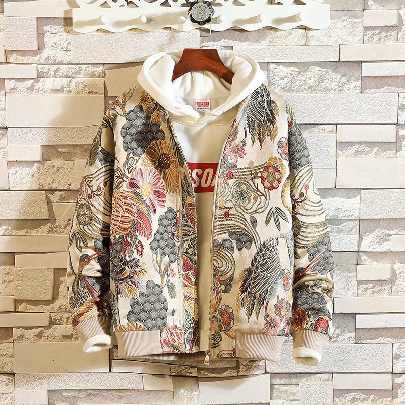 Embroidery Bomber Jacket – Premium Streetwear Varsity Coat