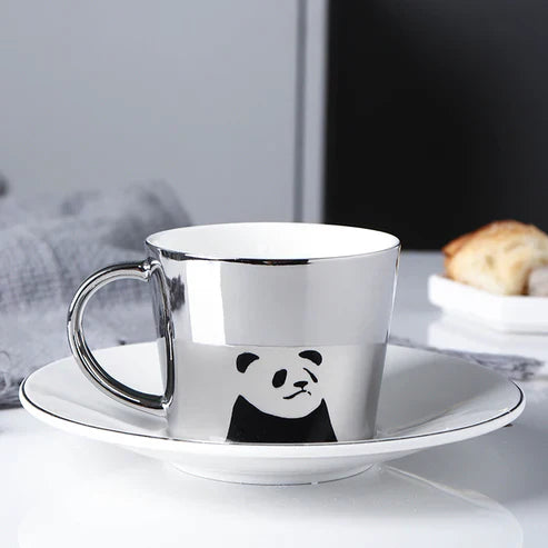 Mirror Reflection Cup – Unique Optical Illusion Floating Holographic Mug Gift