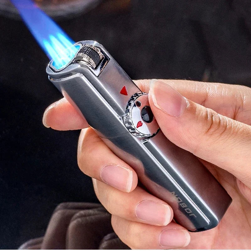 Triple Jet Torch Lighter - Windproof Refillable Butane Flame Lighter