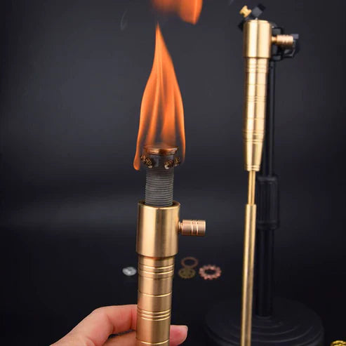 Survival Kerosene Torch Lighter - Brass Windproof Outdoor Fire Starter