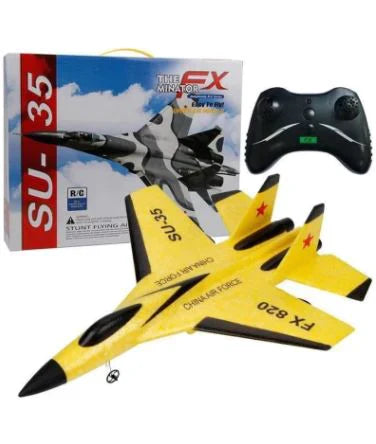 RC Foam Aircraft SU-35 – Remote Control Fighter Jet Plane Toy for Kids & Adults