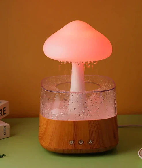 Rainify™ Rainy Cloud Humidifier – LED Night Light & Essential Oil Diffuser