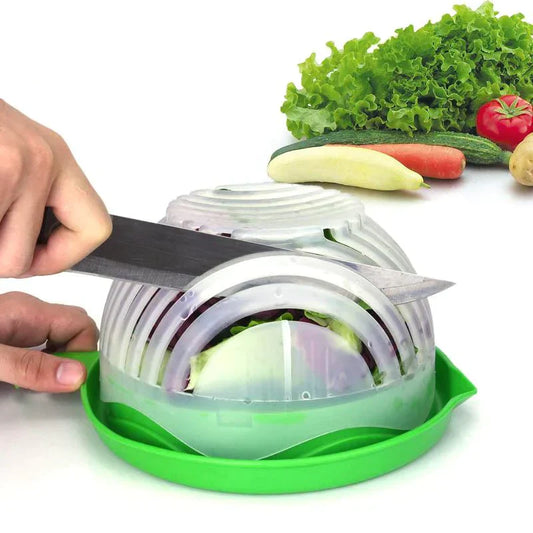 Cutter Bowl - 60-Second Salad Maker Vegetable Chopper Bowl