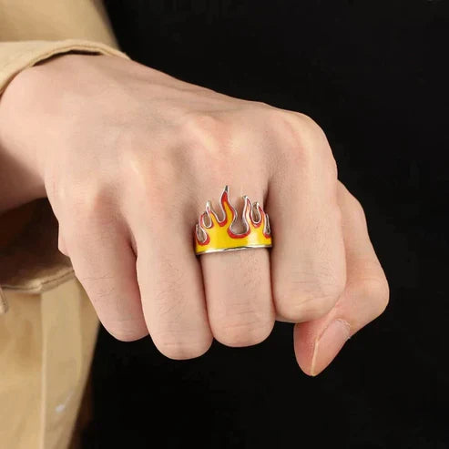 Adjustable Flame Ring - Unique Fashion Statement Jewelry