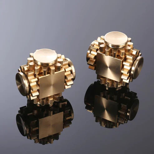 Gear Cube Spinner | 3D Mechanical Puzzle Fidget Toy for All Ages