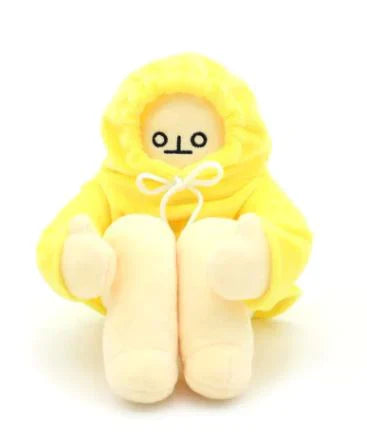 Cute Banana Plush Doll – Poseable Magnetic Stuffed Banana Man Toy