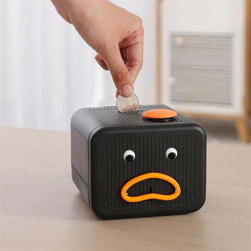 Funny Face Money Saving Piggy Bank – Interactive Coin Bank for Kids & Adults