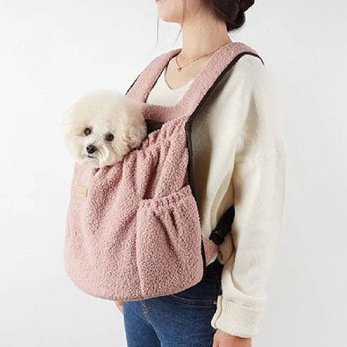 Wander Paw Cute Pet Carrier Backpack - Portable Travel Bag for Cats & Dogs
