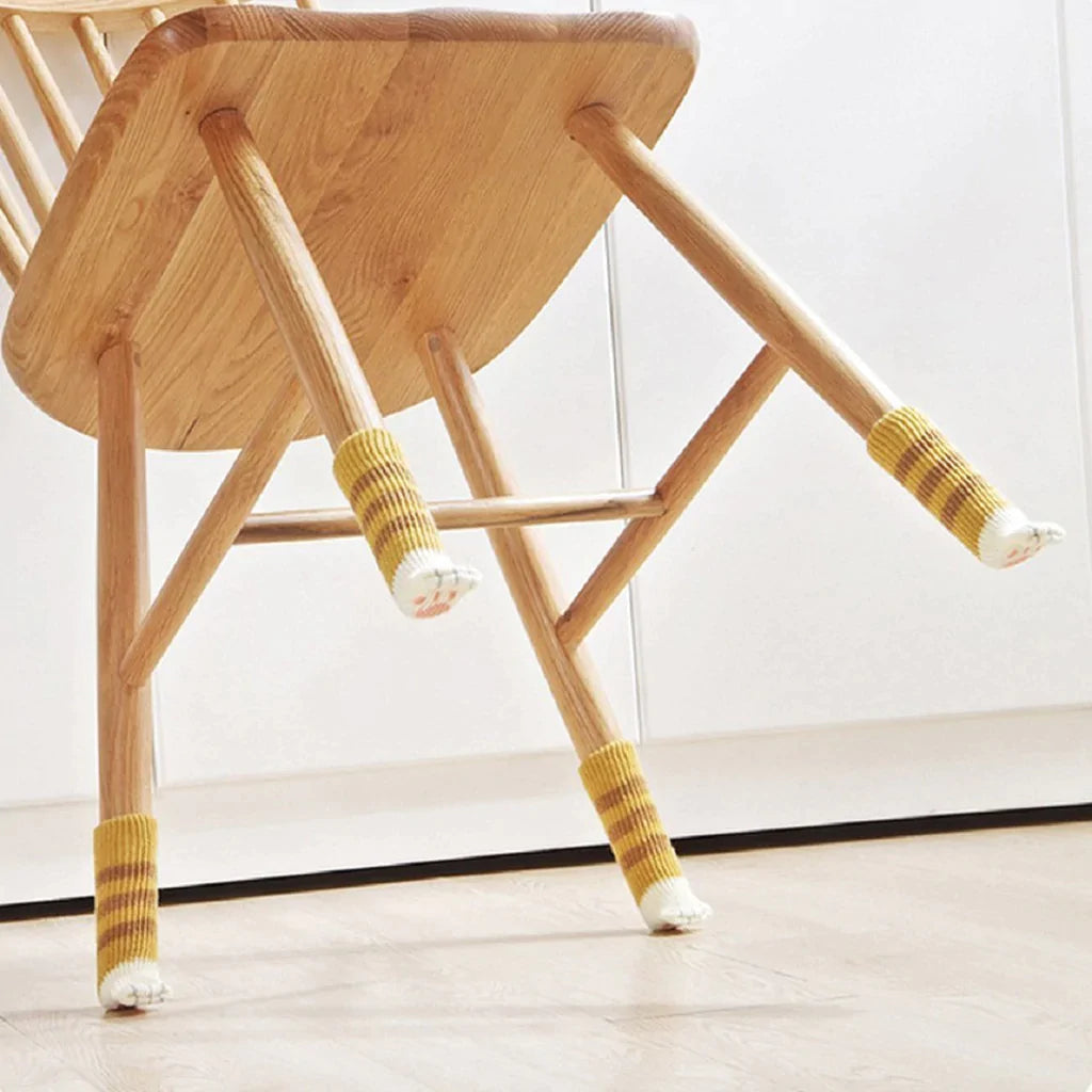 Kitty Paw Chair Socks – Cute Floor Protectors for Chair & Table Legs