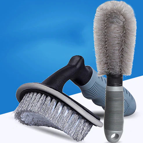 Wheel Wizard Car Deep Cleaning Brush - Professional Wheel & Rim Detailing Tool