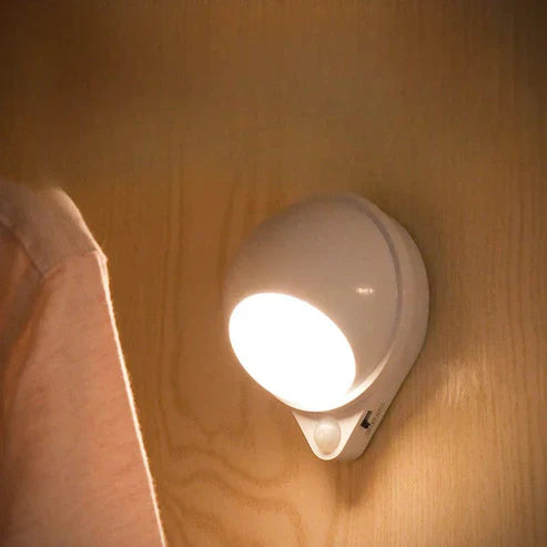 360° Rotating Water Drop Magnetic Night Lamp – Motion Sensor LED Light