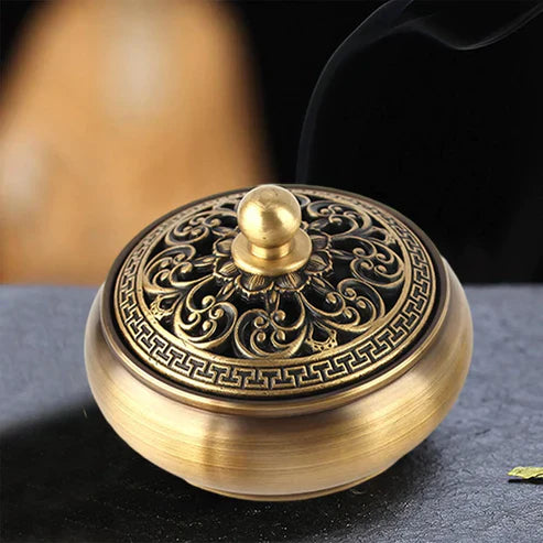 Incense Burner – Elegant Aromatherapy Holder for Sticks, Cones & Home Fragrance Decor