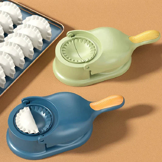 2-in-1 Dumpling Maker & Dough Pressing Tool Set – Manual Dumpling Skin Mould