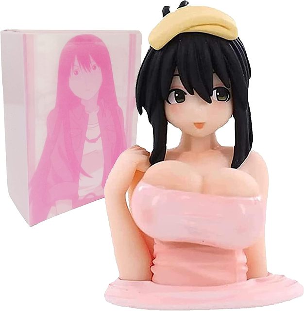Kawaii Shake Girl Car Dashboard Ornament – Cute Bobblehead Decoration for Car Interior