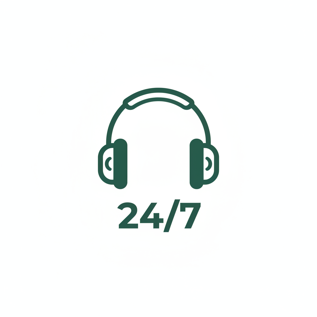 24/7 Support Icon - Small