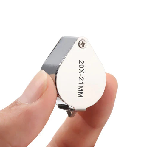 Metal Ultra Vision Glass Magnifier - Professional Reading Magnifying Glass