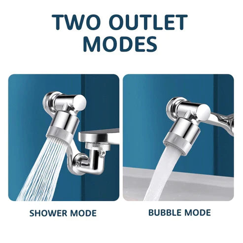 Full Rotating Universal Faucet Tap Extender – 360° Swivel Kitchen & Bathroom Aerator