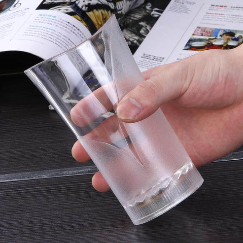 LED Light-Up Flashing Cup Glass – Colorful Glow Drinkware