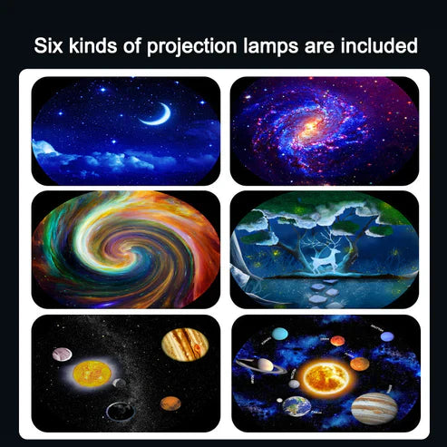 Planetarium Galaxy Night Light Projector – 360° Rotating Star & Nebula Projector for Bedroom, Kids & Home Decor