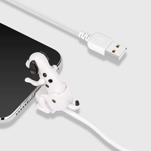 Mini Humpy Dog Charging Cable – Funny Hip-Swinging USB Cable for iPhone, Type-C & Micro USB