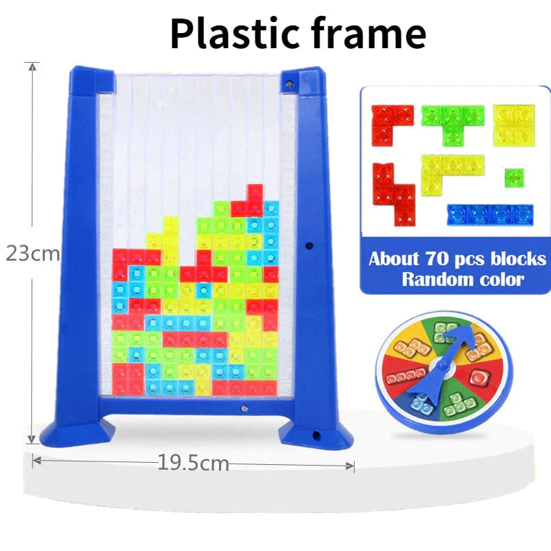 Colorful 3D Educational Puzzle Math Toy - Clever Board ABS Building Blocks for Baby Hand-Eye Coordination & Logical Thinking