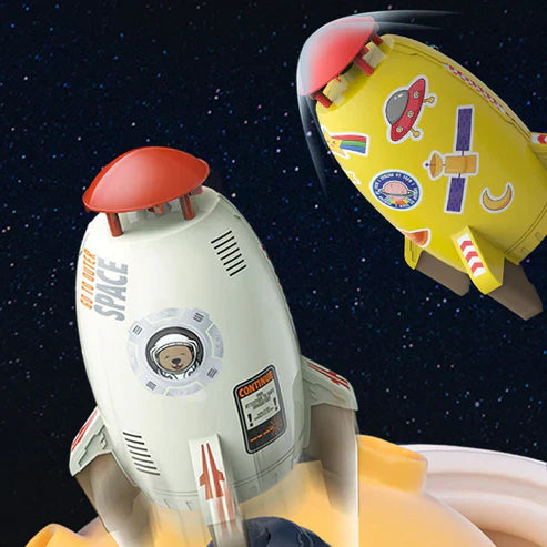 Water Spray Space Rocket Launcher Kids Toy - Outdoor Water Play Set