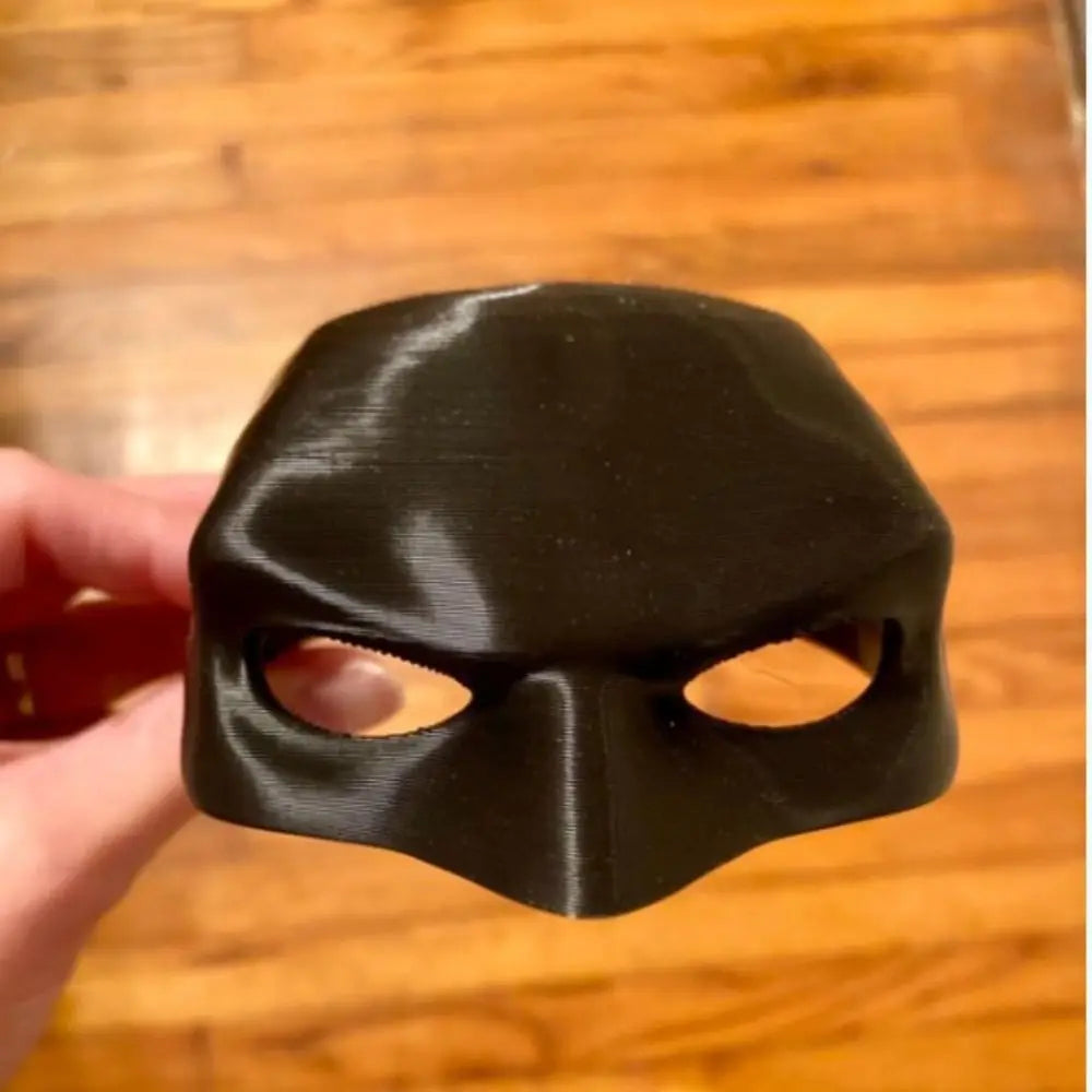 Bat Cat Superhero Mask – Matte Black PLA Cat Costume Accessory