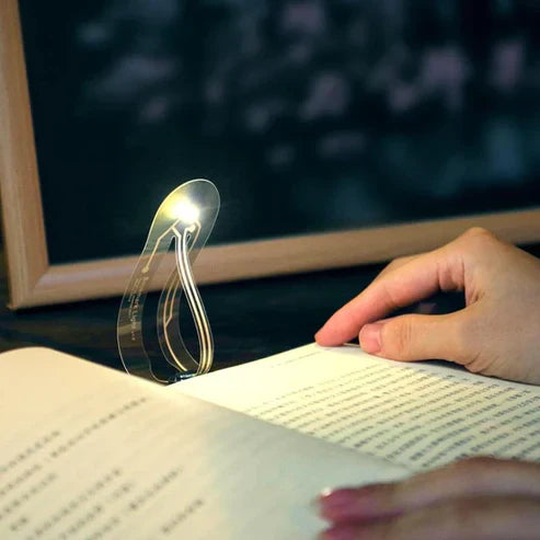 World Thinnest Night Light Bookmark Lamp - Portable LED Reading Light