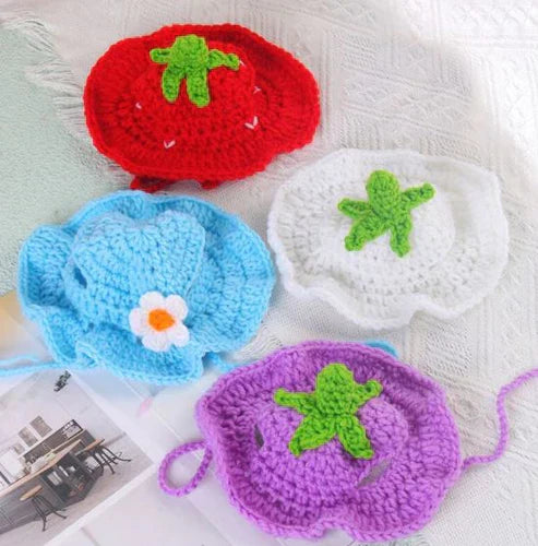 Wool Pet Hat - Cute Knitted Winter Hat for Cats & Dogs