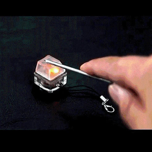 LED Keyboard Switch Fidget Keychain – Clicky Light-Up Stress Reliever