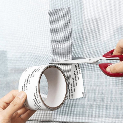 Screen Repair Tape - Self-Adhesive Window & Door Mesh Screen Patch Tape