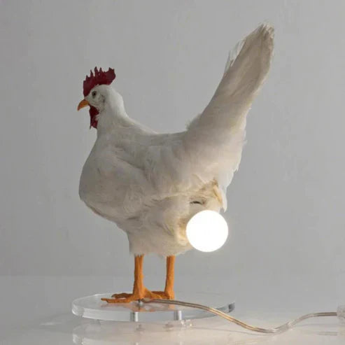 Chicken Egg Lamp – Cute Resin Night Light for Kids Room & Home Decor