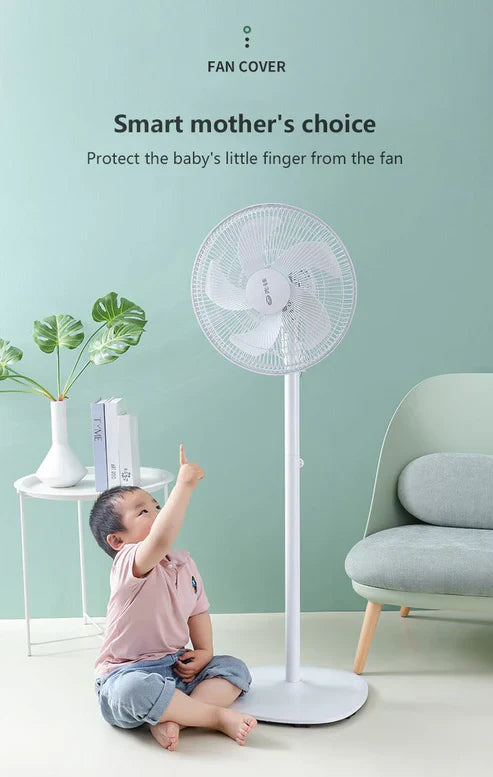 Anti-Pinch Fan Safety Cover - Child & Pet Safety Net for Fans