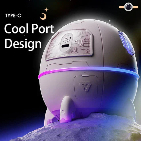 Universe Flow Ultrasonic Astronaut Humidifier – USB Spaceship Cool Mist Diffuser