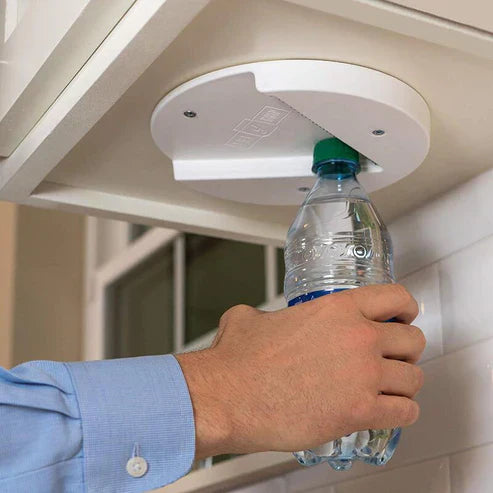 Creative Under Cabinet Jar Opener - Wall Mounted Hands-Free Lid Opener