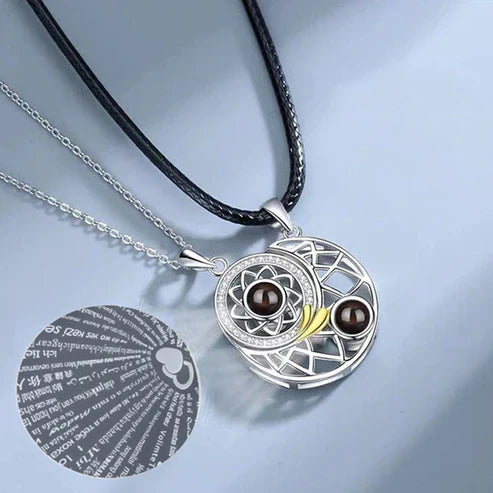 "I LOVE YOU" In 100 Languages Necklace - Engraved Love Pendant