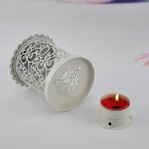 Romantic Moroccan Style Candle Holder – Decorative Iron Lantern for Home & Gifting