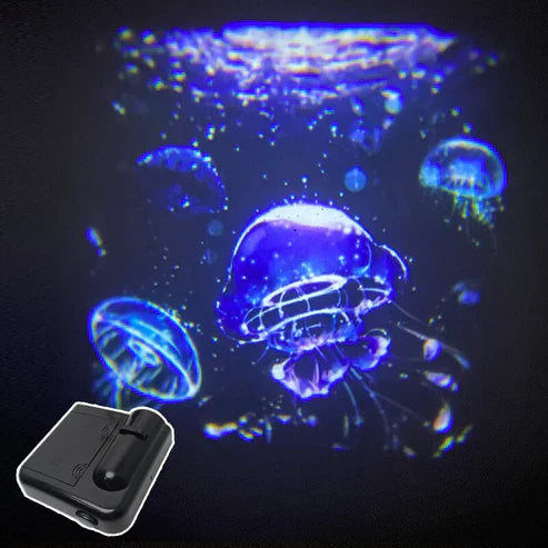 Firework Night Light Projector - Magical Planet Background Galaxy Star Projector for Bedroom & Events