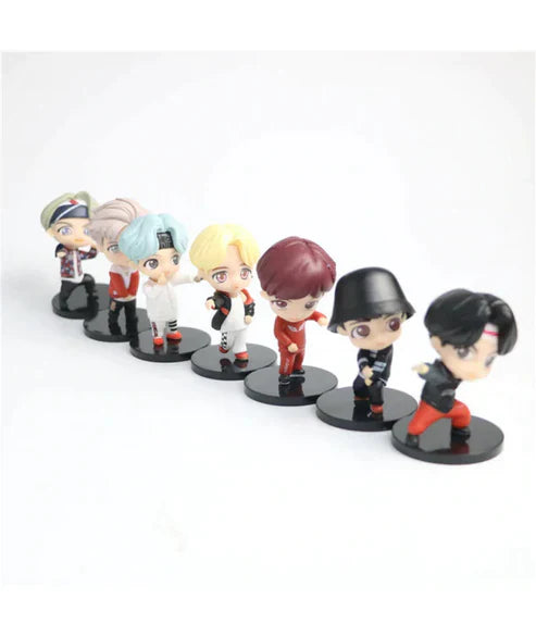 Tiny Tan Toys - BTS Chibi Character Collectible Figures Set