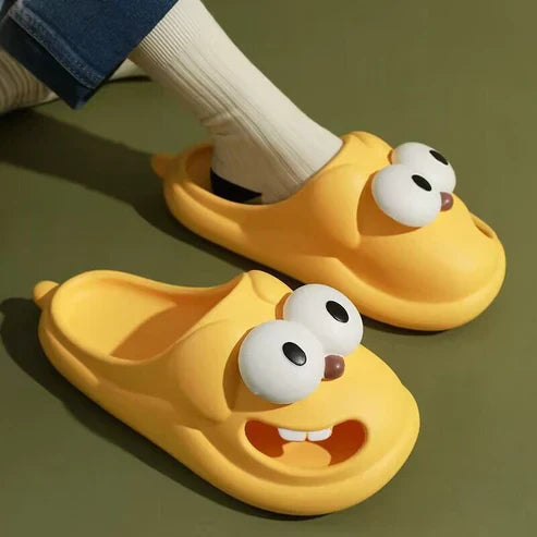 Cute Doggy Non-Slip Comfy Slippers – Adorable Indoor House Shoes for Dog Lovers